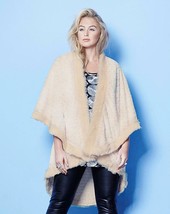 Lovedrobe For Simply Be Cream Double Layer Faux Fur Cape Uk 16/18 Plus (exp31) - £27.60 GBP