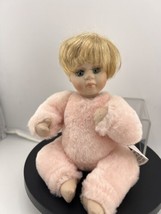 McField Int. Co. Porcelain Doll Joined Body Furry Bunny Suit No Hat Vintage - $11.40