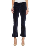 Hudson Brix Pants High Rise Cropped Boot Cut Jeans Navy Blue Velvet Sz 2... - €76,15 EUR