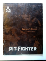 Pit Fighter Video Arcade Game Service Repair Manual With Schematics 1990... - £23.91 GBP