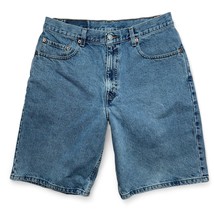 Levis 560 Shorts Loose Fit Blue Zip Fly Vintage 2001 Colombia Measures 3... - $29.00