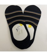 2 Pairs Paul Smith Men&#39;s Striped No Show Socks Made In Italy New - $710.83 MXN