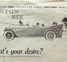 1920 Winton Six Luxury Car CLE Advertisement Automobilia Ephemera 9.75 x... - $16.73