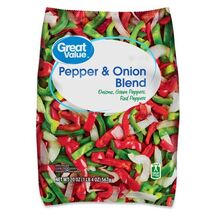 Great Value Frozen Pepper &amp; Onion Blend, 20 oz - Mixed Vegetables for Qu... - $5.99