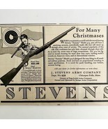 Stevens Savage Rifle Model 414 Advertisement 1925 Firearms Gun Art #2 LG... - $29.99