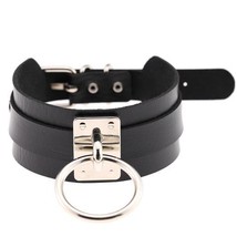 FNQUFUJ Sexy PU Leather Choker Necklace for Ladies - $9.99