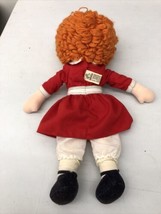 Vintage 1982 No. 8706 Little Orphan Annie 13&quot; Soft Doll USED Applause - £15.84 GBP