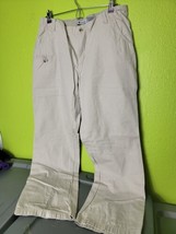 Womens Chino Khaki Pants Biege Columbia Sportswear Co. Size 14 - £21.86 GBP