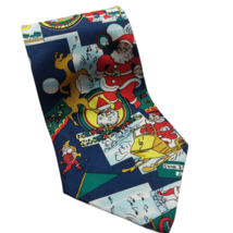 Cape Cod Mens Necktie Christmas Santa Reindeer Dancing BBQ Snowmobile 10... - £16.42 GBP