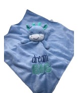 Baby Starters Lovey Blue Giraffe Plush Stuffed Minky Silky Back Dream Bi... - $440.33 MXN