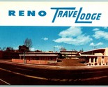 Reno Travelodge Motel Reno Nevada Nv Unp Non Usato Cromo Cartolina F6 - $5.07