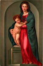 Madonna Mary and Child Jesus -  By Stengel &amp; Co No 29779 Litho - Religious - £3.09 GBP