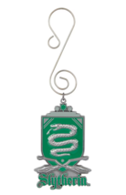 Universal Studios Harry Potter Slytherin Quidditch Shield Holiday Ornament NWT - £23.91 GBP