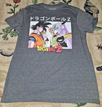 Dragon Ball Z Adult T Shirt Size Large Dark Gray Anime Manga Goku 0322 Grey - £8.59 GBP