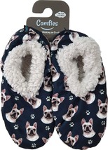 French Bulldog Dog Slippers Comfies Unisex Soft Lined Animal Print Booti... - $18.80