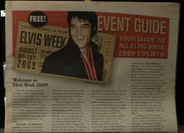 Elvis Week 2009 Event Guide Elvis Presley Magazine Newspaper  - £5.41 GBP
