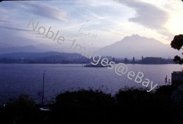 1968 Ship Swiss Alps Backdrop Switzerland Ektachrome 35mm Slide - £3.16 GBP