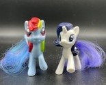My Little Pony Ponies Toys Rainbow Dash Unicorn White Purple Hasbro - $7.84