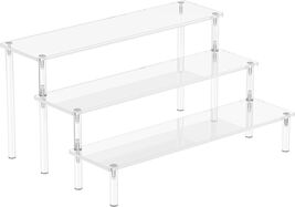 Aredpoook Acrylic Display Risers, 3 Tier Perfume Organizer Stand - $11.88