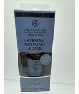 Chesapeake Bay Mind &amp; Body 100% Essential Oil relax Lavender Sage COMBIN... - $8.09