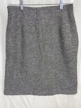 Norton McNaughton Women&#39;s Geometric Gray Skirt A-Line Elastic Waist Size 10P - $14.24