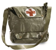 Czech Army OD Military Waterproof Medical Shoulder Bag 14&quot; x 11.5&quot; x 6 F... - $28.34
