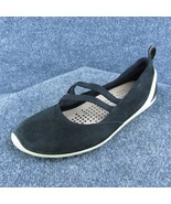 ECCO  Women Mary Jane Shoes Black Leather Slip On Size 42 Medium - £19.55 GBP