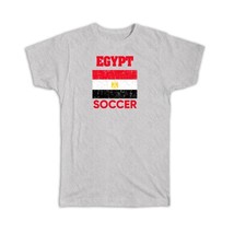 Egypt : Gift T-Shirt Distressed Flag Soccer Football Team Egyptian Country - £19.65 GBP