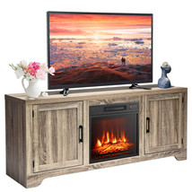 1400W Electric Fireplace TV Stand Storage Cabinet Console &Heater for 65" TV - £348.67 GBP