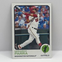 2022 Topps Heritage High Number Gerardo Parra Base #653 Washington Nationals - £1.54 GBP