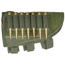 New Right Hand Hunting Butt Stock Sniper Rifle Ammo Cheek Rest Pouch Od Green - £18.16 GBP