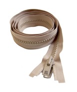 Zipper, YKK, Beige #10 Marine Grade Double Metal Pull Tab Metal Slider - $180.10 MXN+