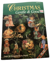 Christmas Gentle and Good Booklet 30 Ornaments to Paint Joy Holidays Plaid Book - £7.98 GBP