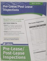 Adams Pre-Lease and Post-Lease Inspections, Forms and Instructions (LF603) - £11.07 GBP