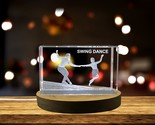 LED Base included | Swing Dancers | 3D Engraved Crystal - $25.99+