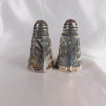 Sterling Silver and Glass Salt and Pepper Shakers # 22360 - $28.66