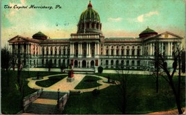 Capitol Building Harrisburg Pennsylvania PA 1908 DB Postcard - £3.68 GBP