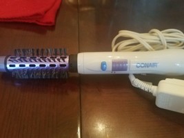 Conair White Curling Brush Wand-Works Awesome-SHIPS N 24 HOURS - $34.53