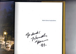 Notre Dame Inspirations by Hannah Storm (2006, Hardcover) Signed Autogra... - £56.18 GBP
