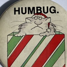 Sandra Boynton Humbug Cat Christmas Metal Lapel Pin Pinback Button 2 1/4... - $12.95