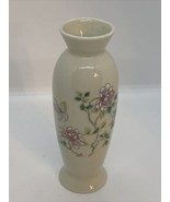 Takahashi Cho-Cho San Francisco porcelain white floral flower vase 6.25&quot;... - £6.92 GBP