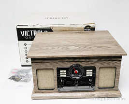 Victrola VTA-200B 6-in-1 Nostalgic Bluetooth Turntable - Farmhouse Oatmeal - $74.99