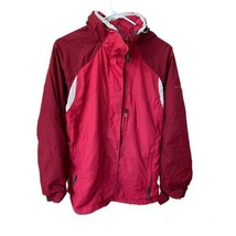 Women’s Red COLUMBIA Vertex full zip hooded jacket Size S Small/ rain Jacket - £15.94 GBP