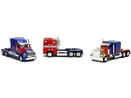 &quot;Transformers&quot; Optimus Prime Trucks Set of 3 pieces &quot;Hollywood Rides&quot; Series 1/ - £39.80 GBP