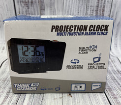 Projection Clock Multi Function Alarm Thermometer Date LED Projects Time - $17.99