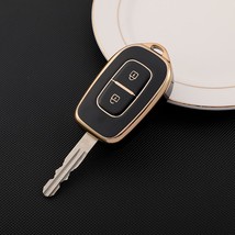 TPU Car Key Cover Case Fob for  Kwid Traffic Symbol for Dacia Sandero Logan Dust - £32.25 GBP