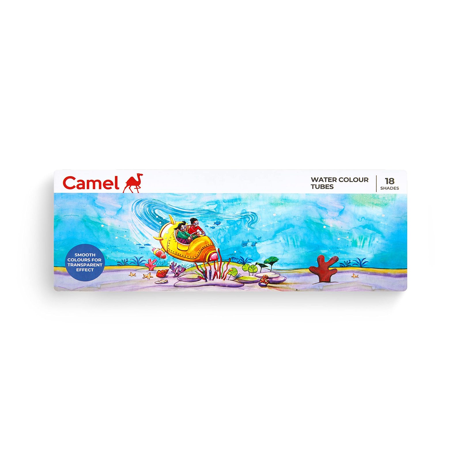 Primary image for brand_seq_id:null.int, Camel Camel Student Water Color Tube - 5Ml Tubes, 18 Shad