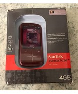 SanDisk Sansa Fuze+ Blue 4 GB Digital Media MP3 WMA Player SDMX20R-004GK... - $1,986.59 MXN