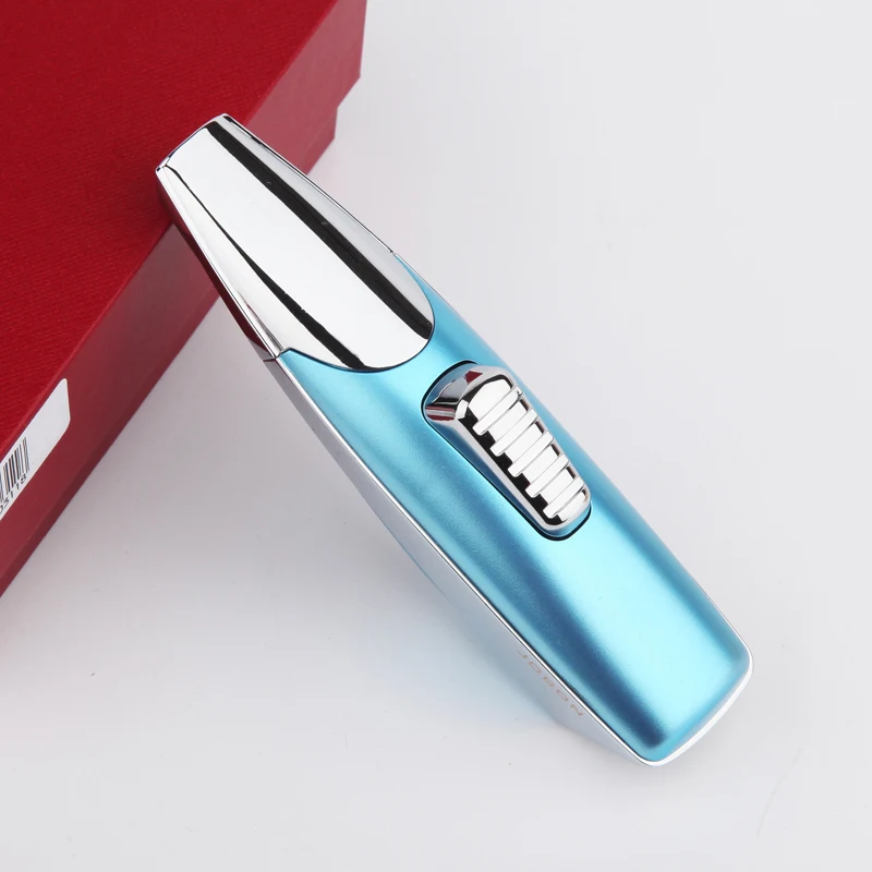 Jobon  Jet Blue Flame Gas Butane Torch Lighter For Cigar Smo Accessories Tools A - $225.13