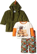 BUNZ Dinosaur Boy&#39;s Fleece Bathrobe, Robe and Pajama Set - $276.04 MXN